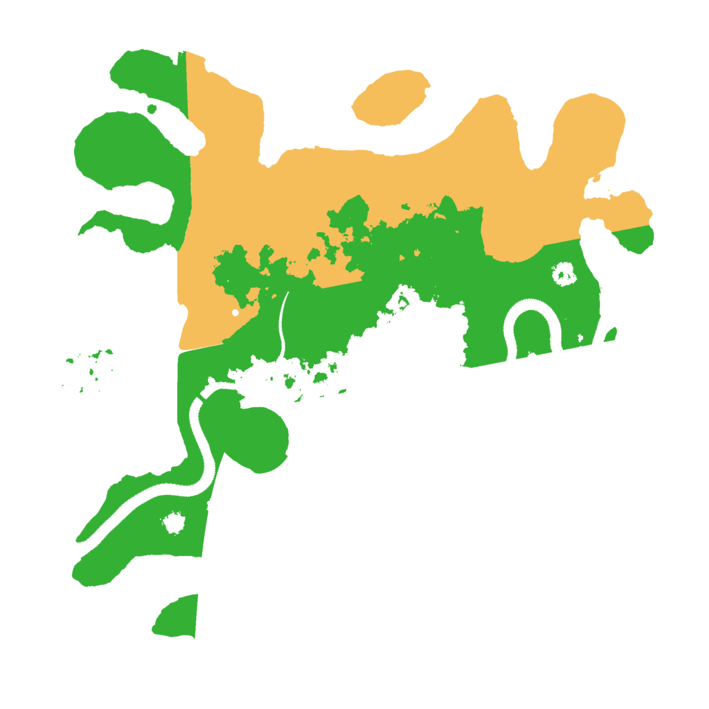 Biome Rust Map: Procedural Map, Size: 3000, Seed: 81322102
