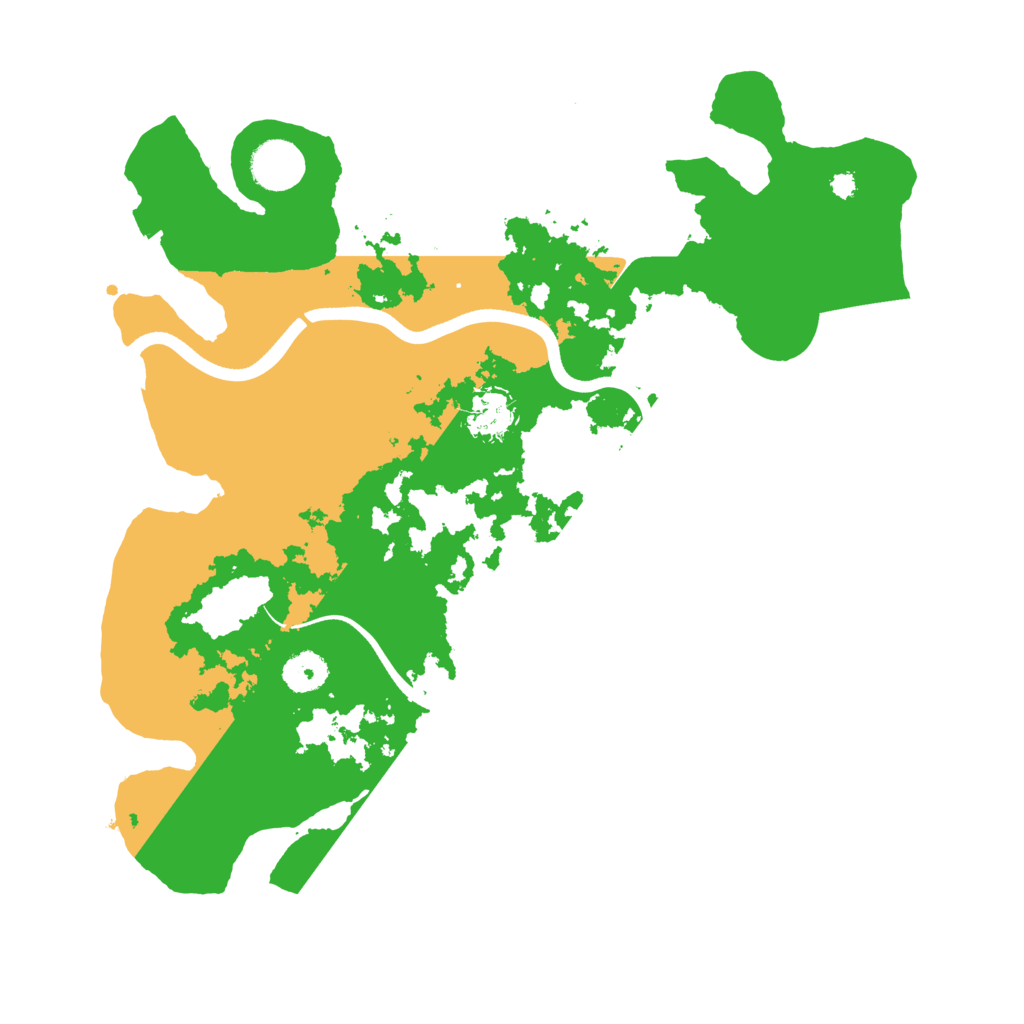 Biome Rust Map: Procedural Map, Size: 3650, Seed: 437370020