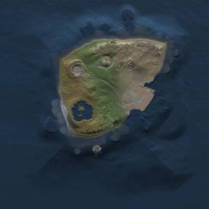 Thumbnail Rust Map: Procedural Map, Size: 1000, Seed: 1774557429, 1 Monuments