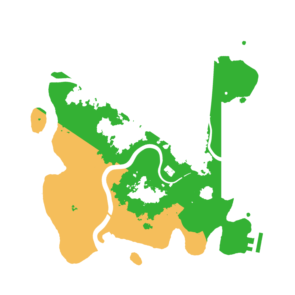 Biome Rust Map: Procedural Map, Size: 3000, Seed: 18123