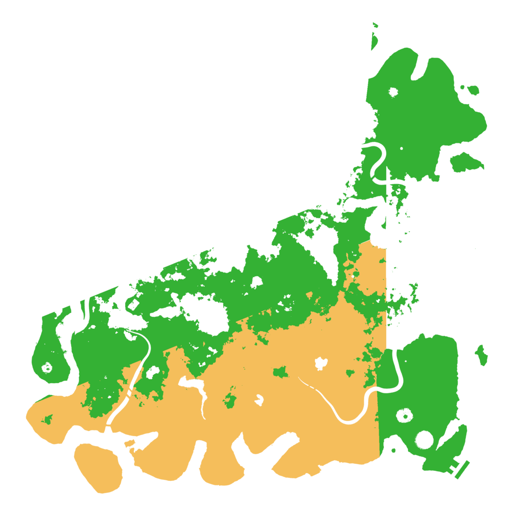 Biome Rust Map: Procedural Map, Size: 5000, Seed: 585559534