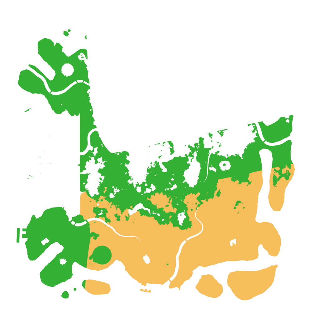 Biome Rust Map: Procedural Map, Size: 4500, Seed: 438351934