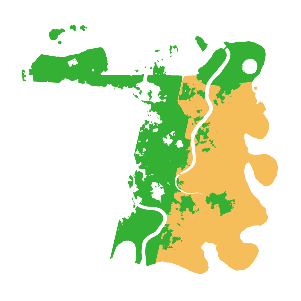 Biome Rust Map: Procedural Map, Size: 3500, Seed: 923316512