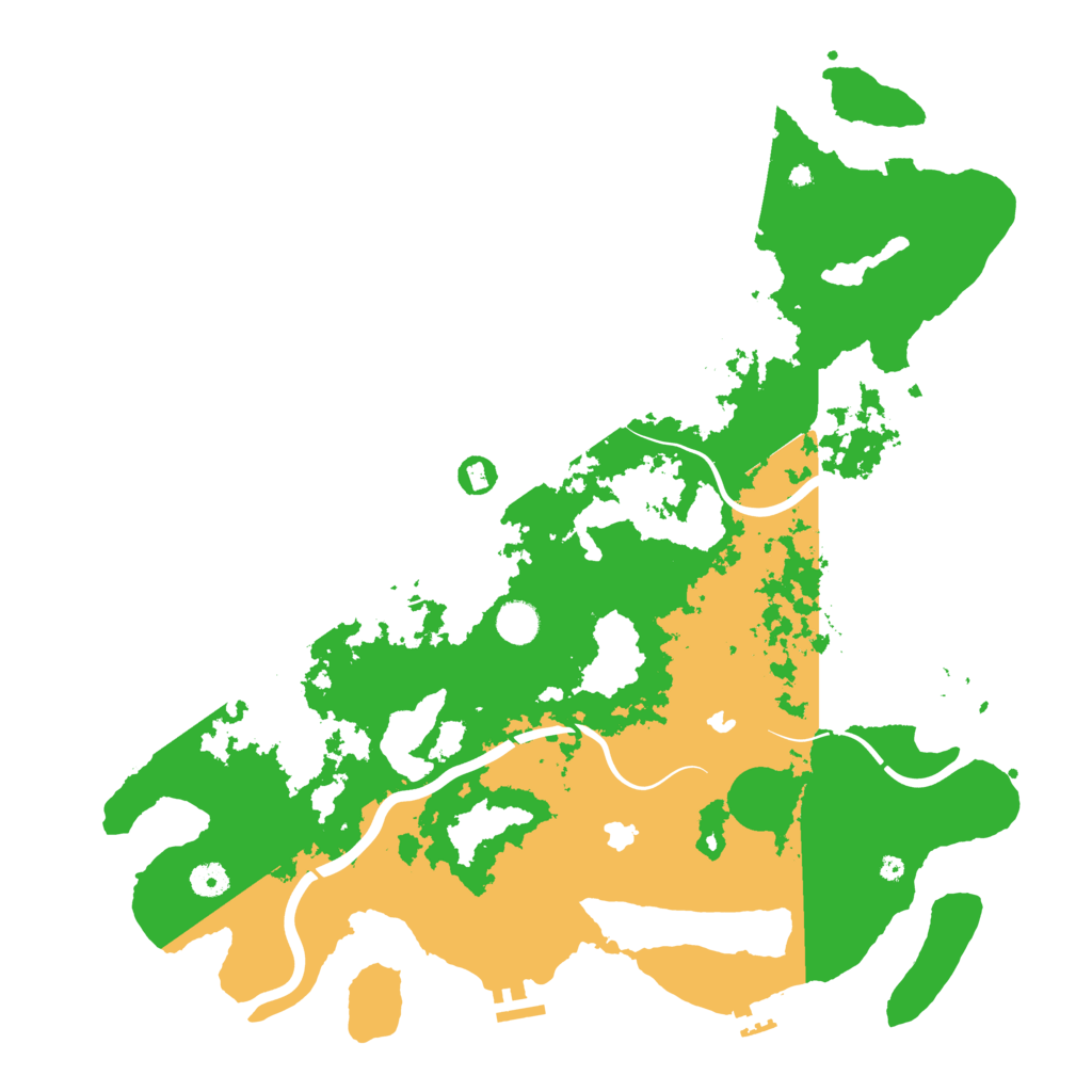 Biome Rust Map: Procedural Map, Size: 4500, Seed: 88593412