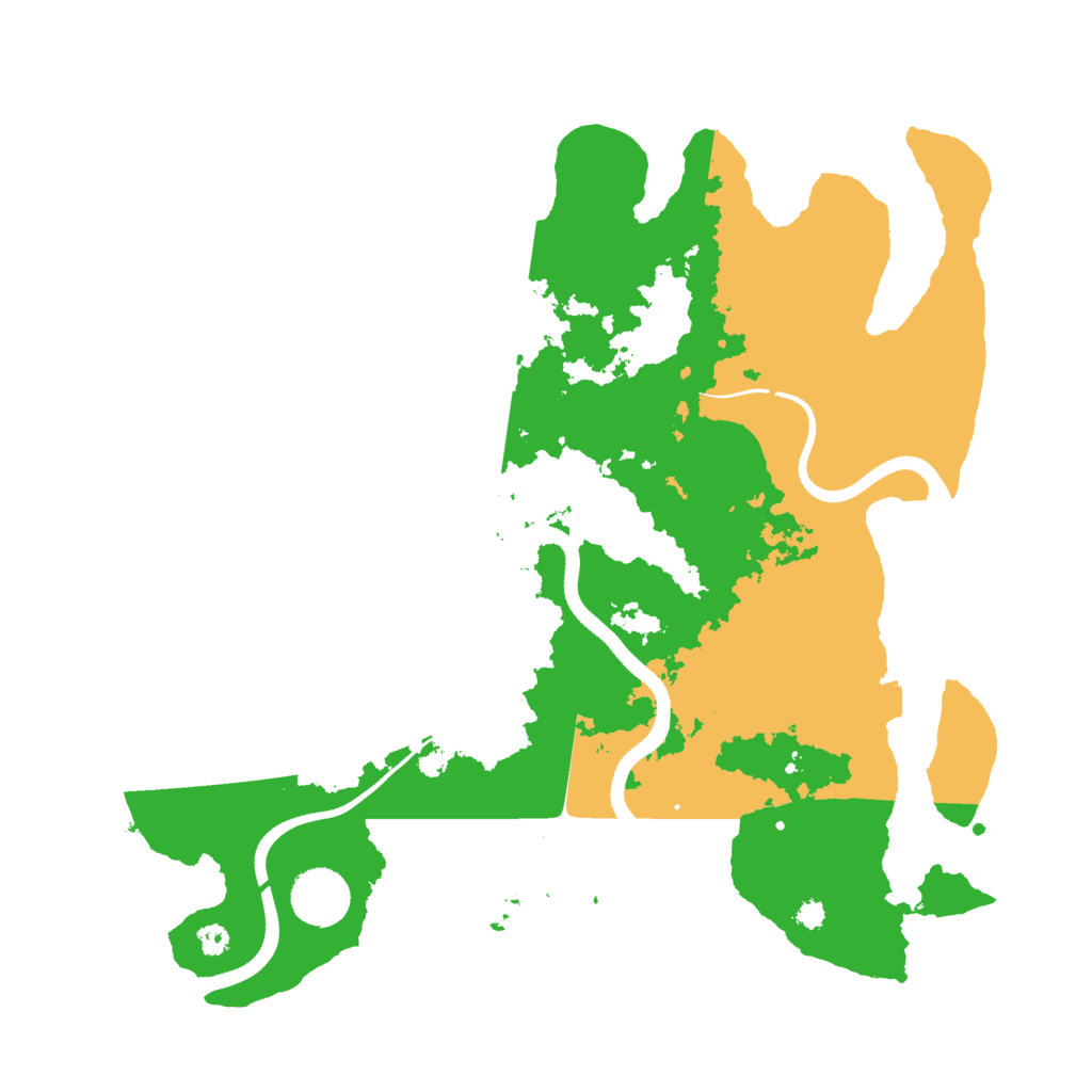Biome Rust Map: Procedural Map, Size: 3500, Seed: 989472446