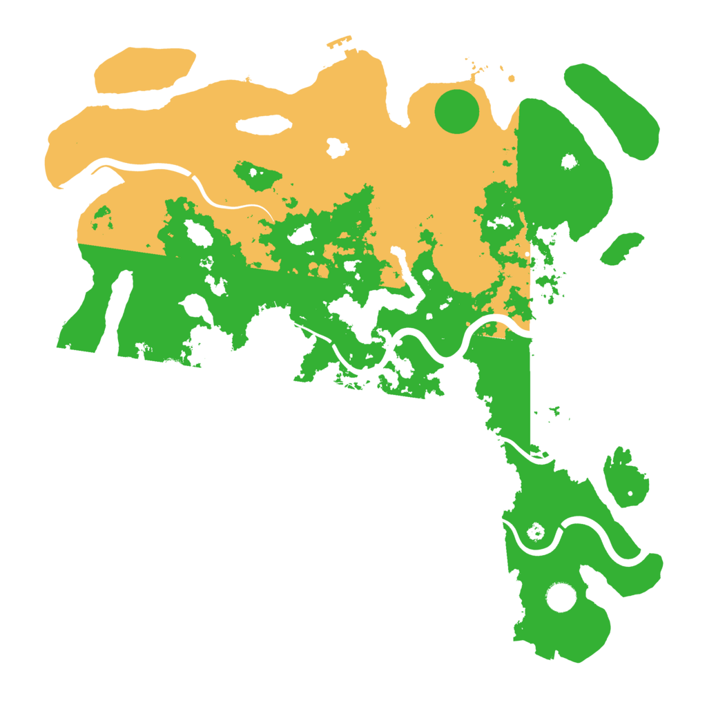 Biome Rust Map: Procedural Map, Size: 4200, Seed: 5662468