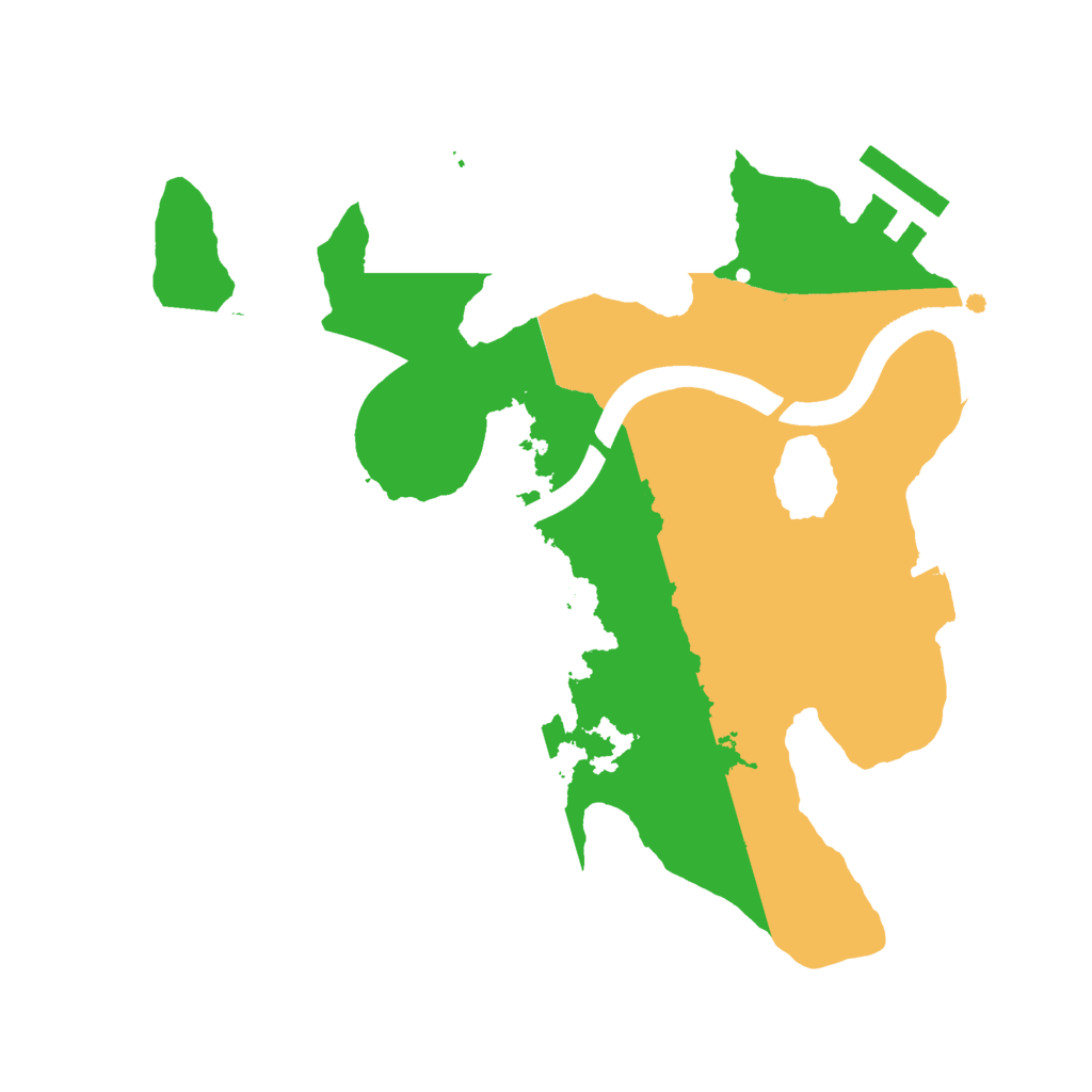 Biome Rust Map: Procedural Map, Size: 2250, Seed: 1850775613