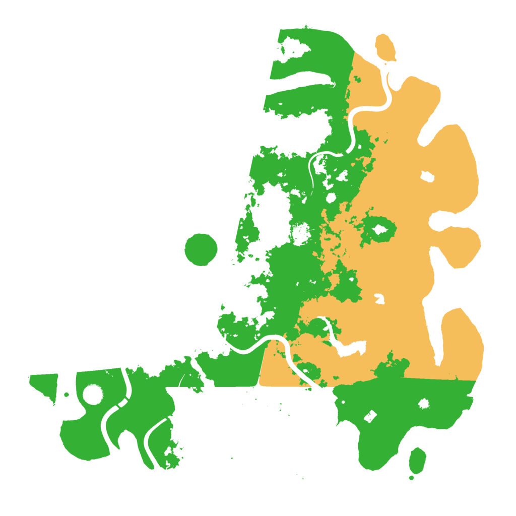 Biome Rust Map: Procedural Map, Size: 4500, Seed: 1862153878