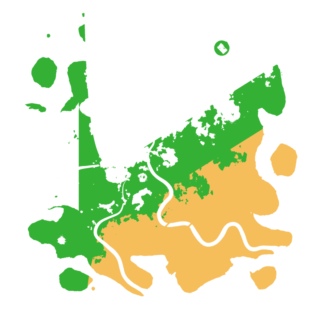 Biome Rust Map: Procedural Map, Size: 3500, Seed: 2275131