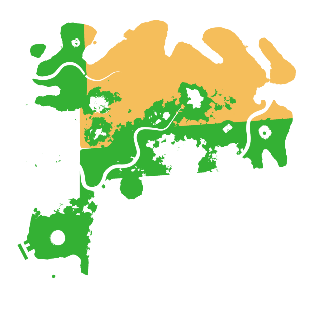 Biome Rust Map: Procedural Map, Size: 3800, Seed: 82415557