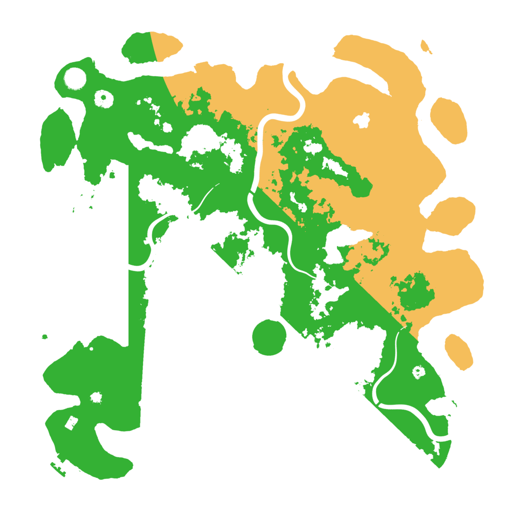 Biome Rust Map: Procedural Map, Size: 4096, Seed: 1782245696