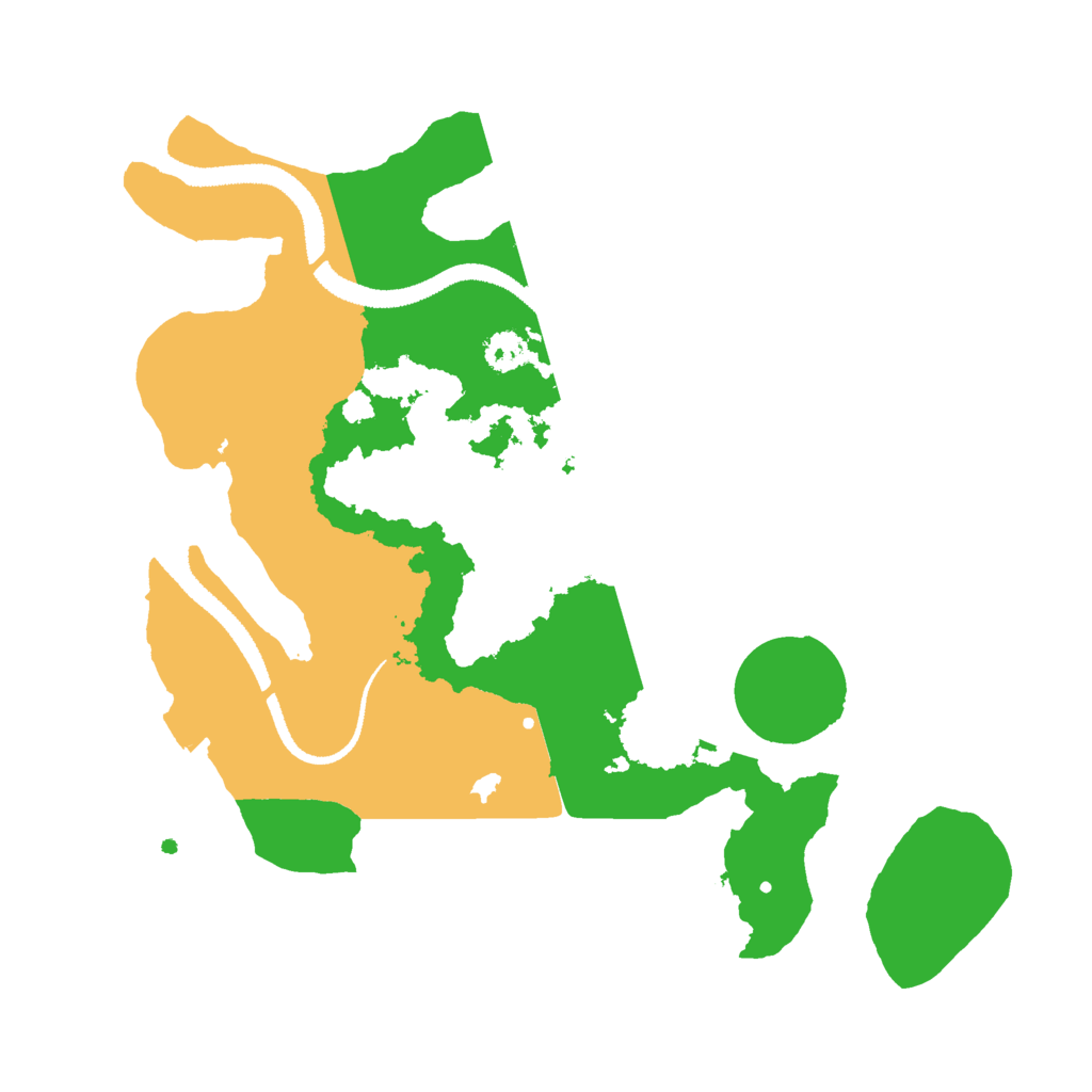 Biome Rust Map: Procedural Map, Size: 2750, Seed: 1058