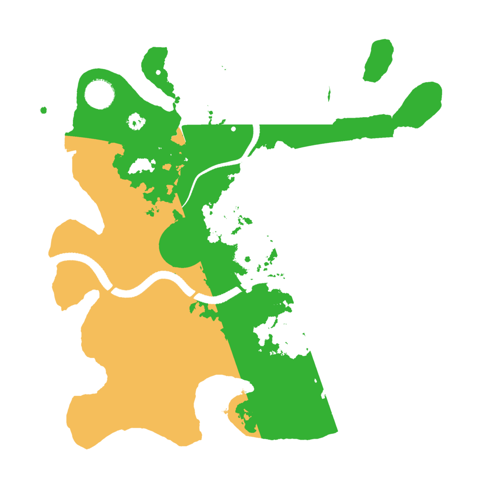 Biome Rust Map: Procedural Map, Size: 3000, Seed: 72561