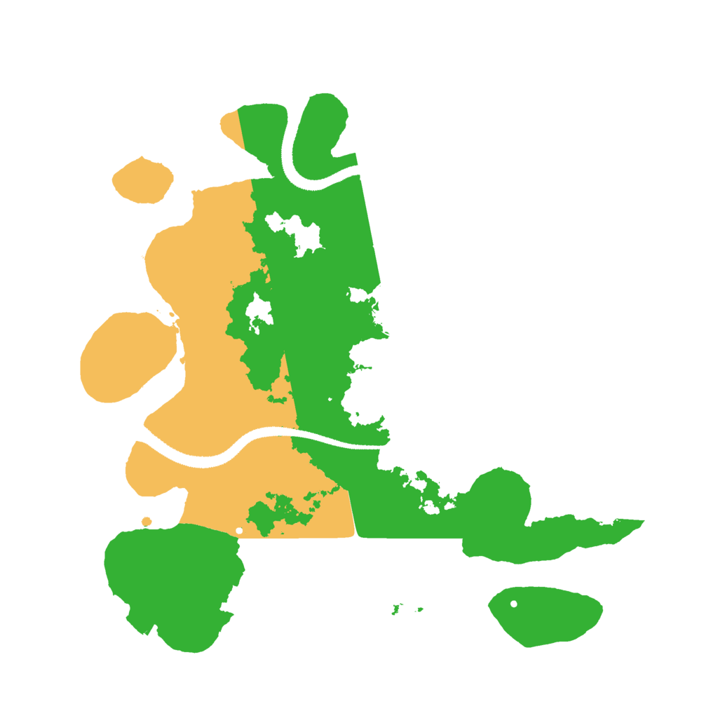 Biome Rust Map: Procedural Map, Size: 3000, Seed: 1178209692