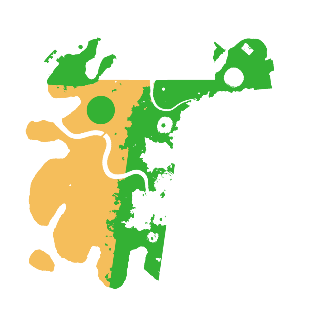 Biome Rust Map: Procedural Map, Size: 3000, Seed: 195248
