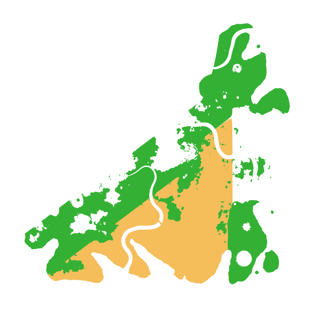 Biome Rust Map: Procedural Map, Size: 3500, Seed: 866866080