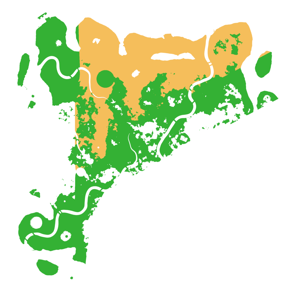 Biome Rust Map: Procedural Map, Size: 4500, Seed: 1743299081