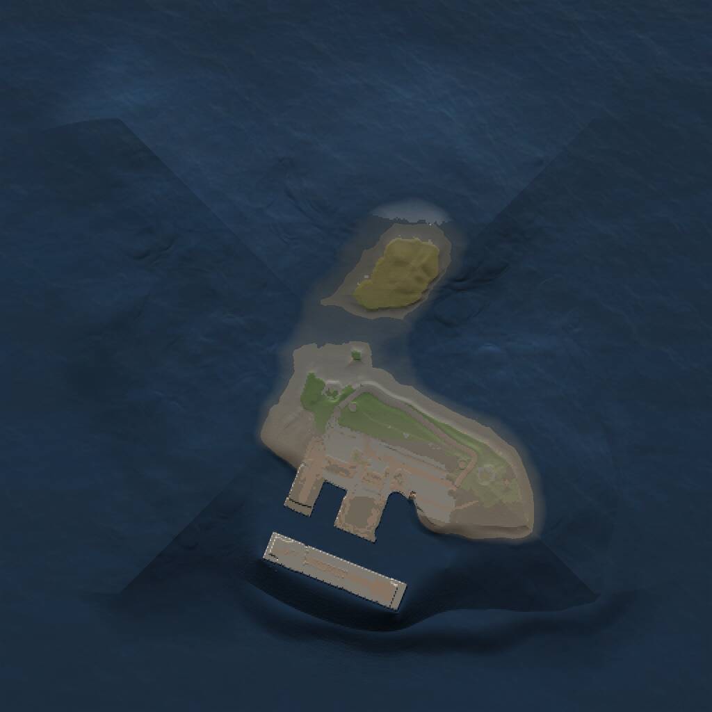 Rust Map: Procedural Map, Size: 1000, Seed: 221299021, 2 Monuments