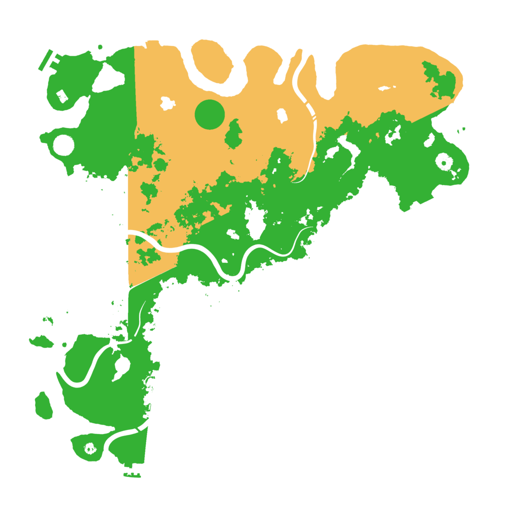Biome Rust Map: Procedural Map, Size: 4500, Seed: 1673515411