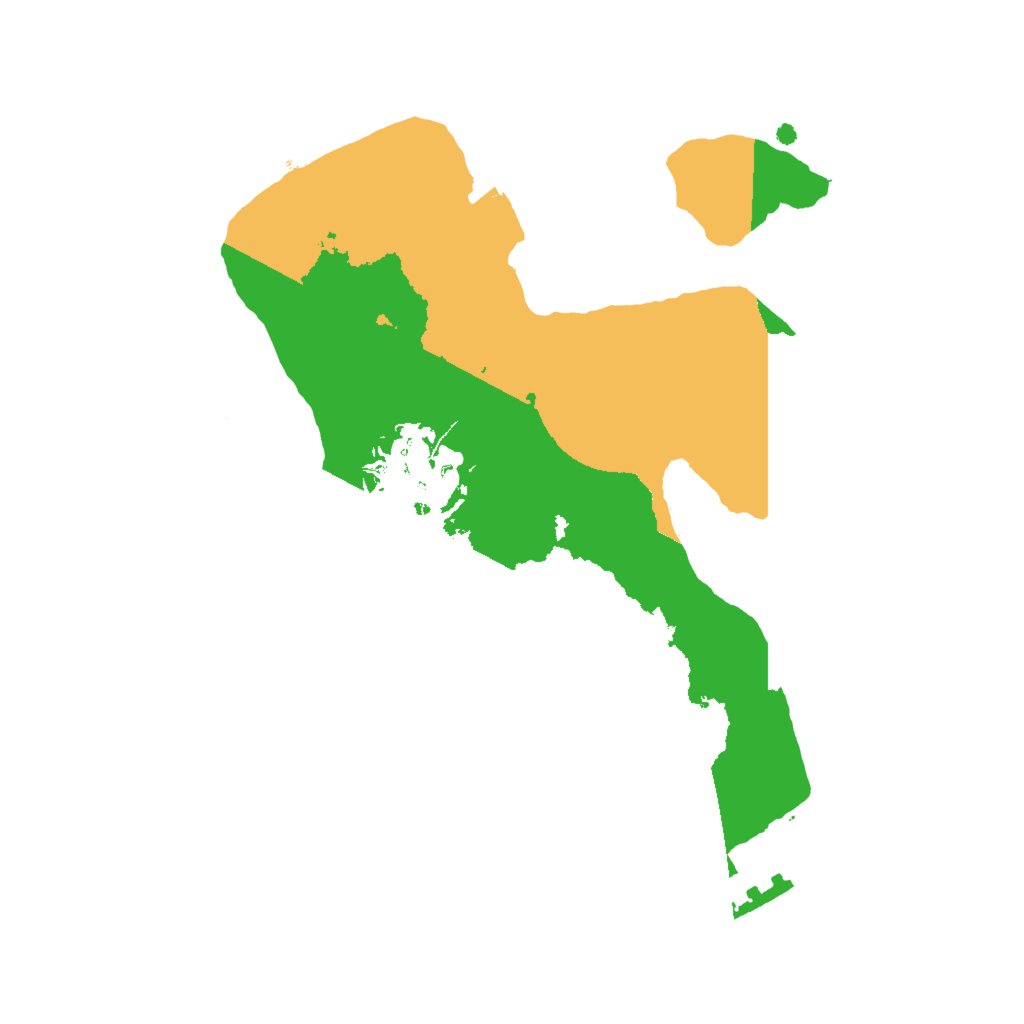 Biome Rust Map: Procedural Map, Size: 2000, Seed: 1104394651