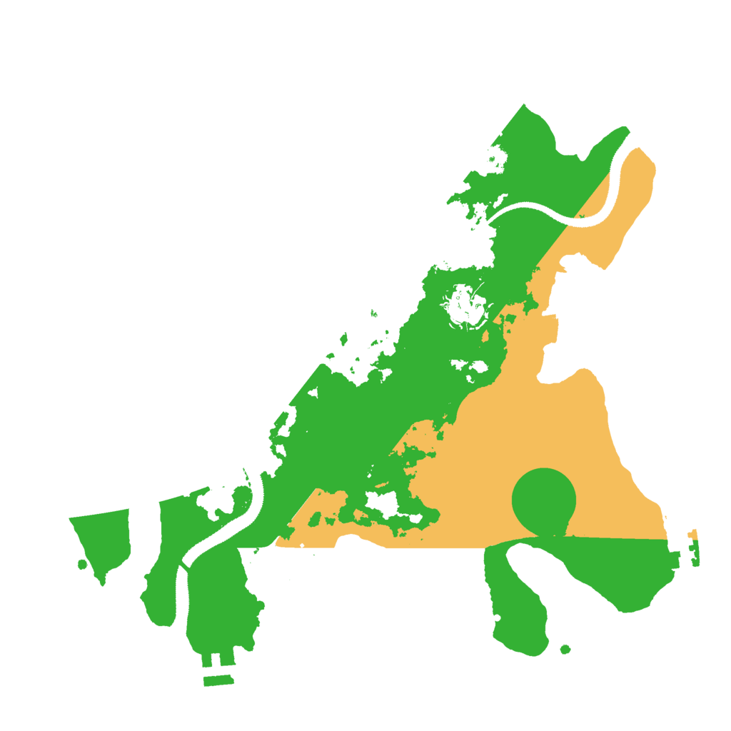 Biome Rust Map: Procedural Map, Size: 3000, Seed: 984580050