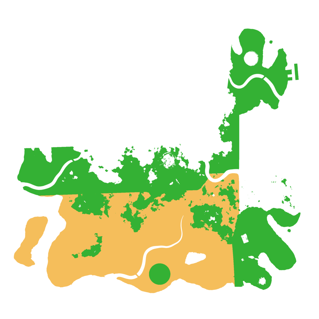 Biome Rust Map: Procedural Map, Size: 3950, Seed: 114563