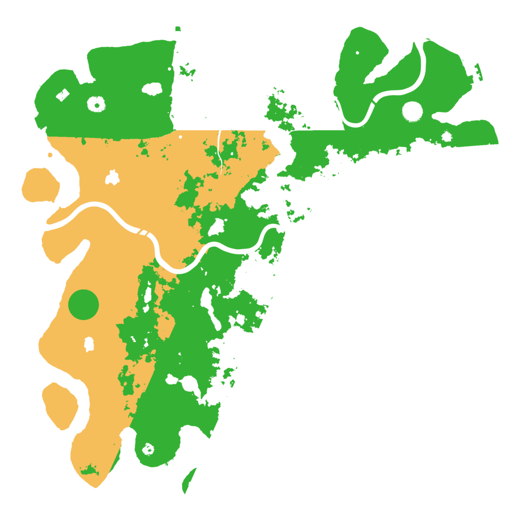 Biome Rust Map: Procedural Map, Size: 4500, Seed: 185559911