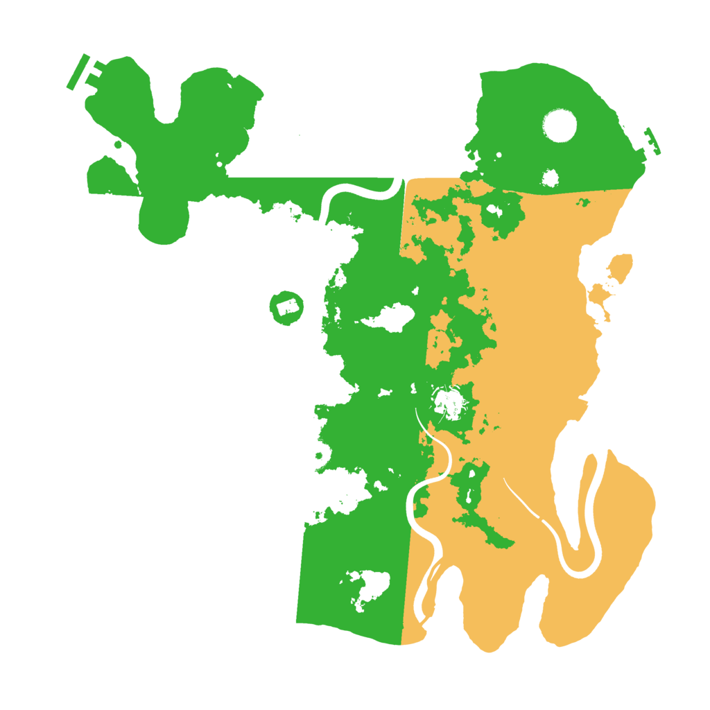 Biome Rust Map: Procedural Map, Size: 3750, Seed: 1307508527