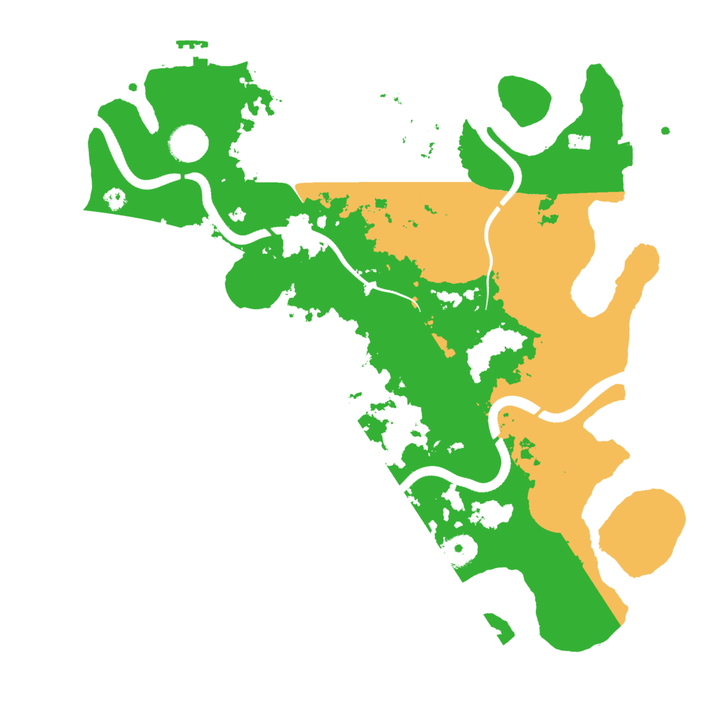 Biome Rust Map: Procedural Map, Size: 3500, Seed: 1566389926