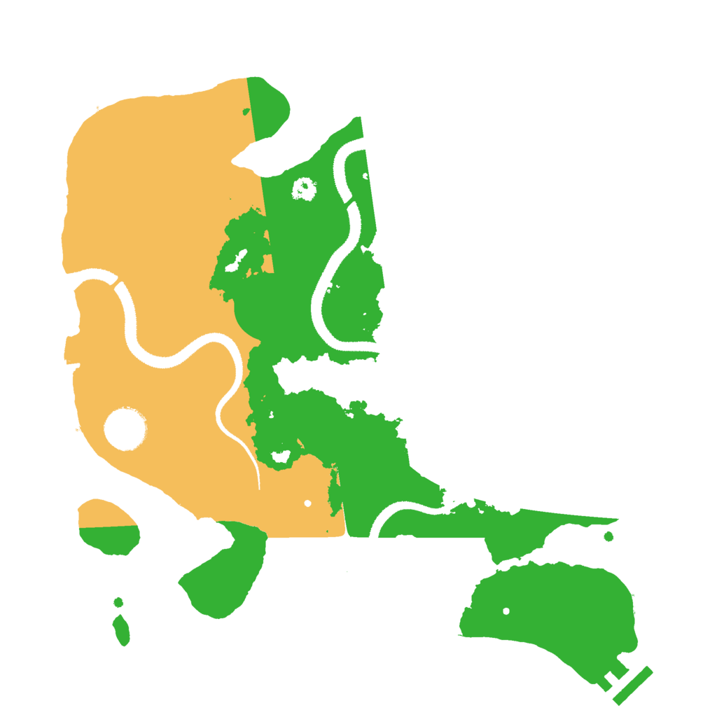 Biome Rust Map: Procedural Map, Size: 3000, Seed: 763711144