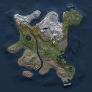 Thumbnail Rust Map: Procedural Map, Size: 2500, Seed: 1459004501, 9 Monuments