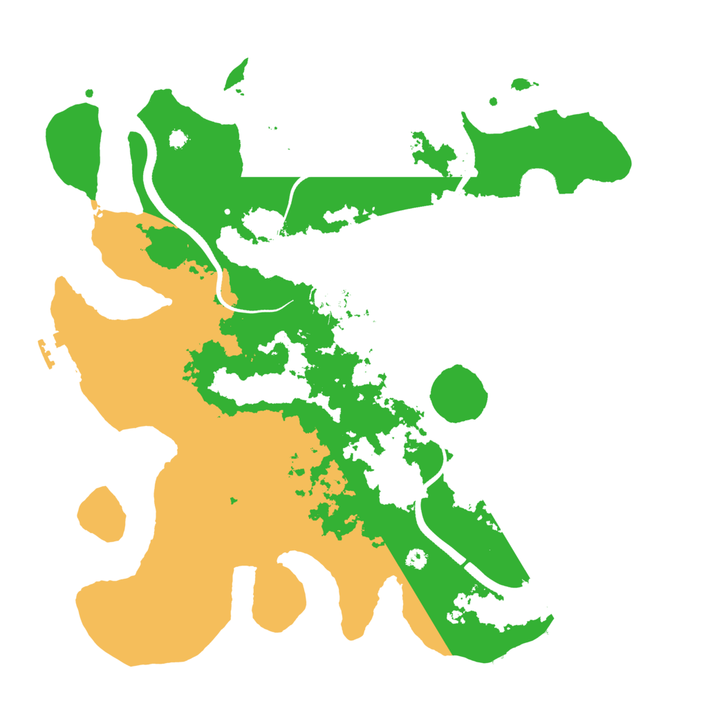 Biome Rust Map: Procedural Map, Size: 3500, Seed: 206576480