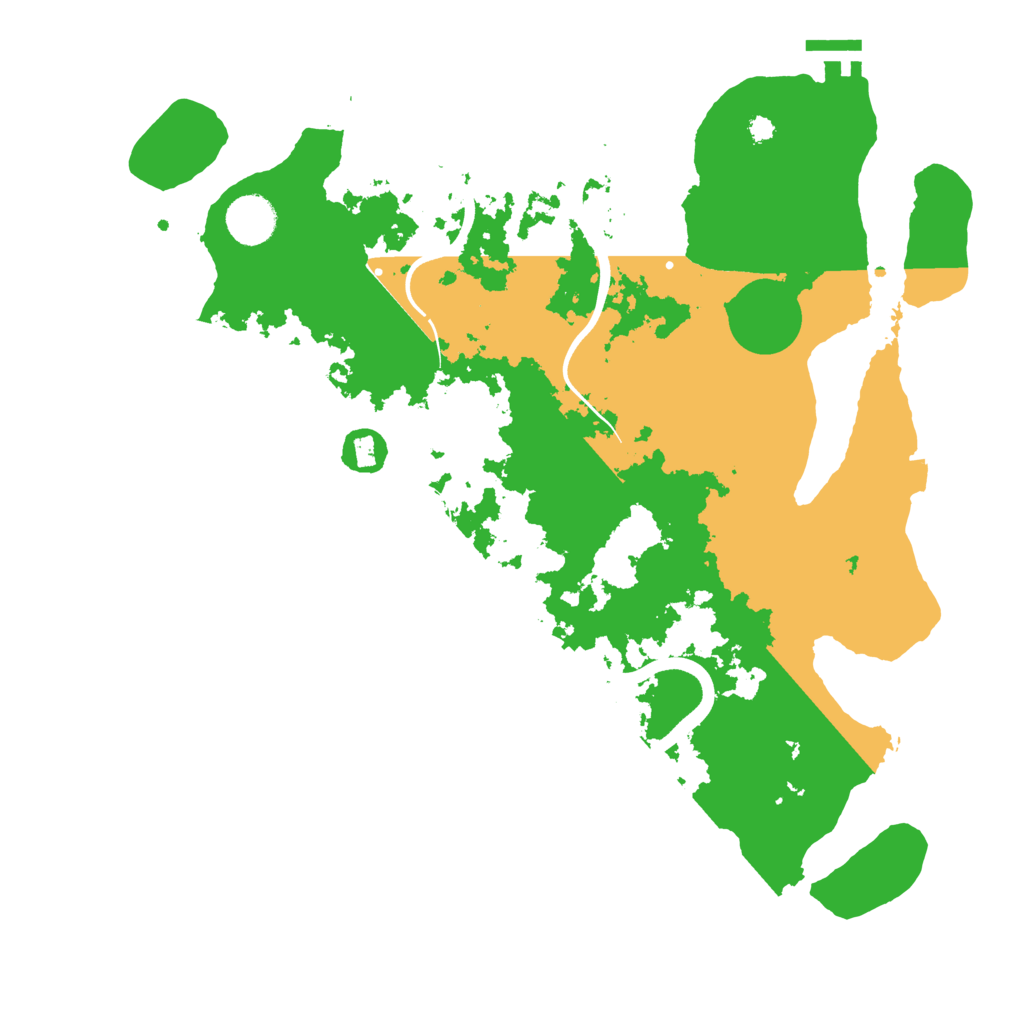 Biome Rust Map: Procedural Map, Size: 3700, Seed: 659880328