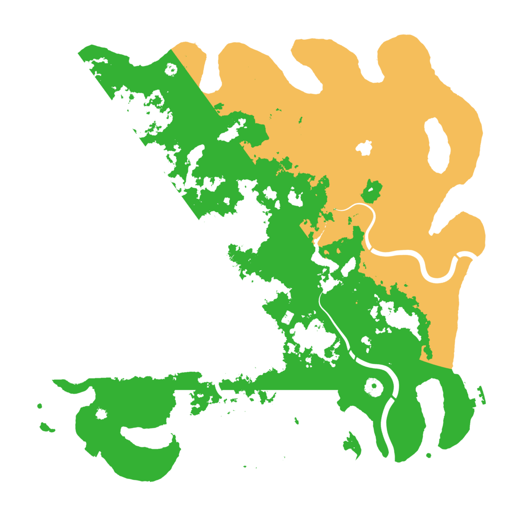 Biome Rust Map: Procedural Map, Size: 4250, Seed: 1233935451