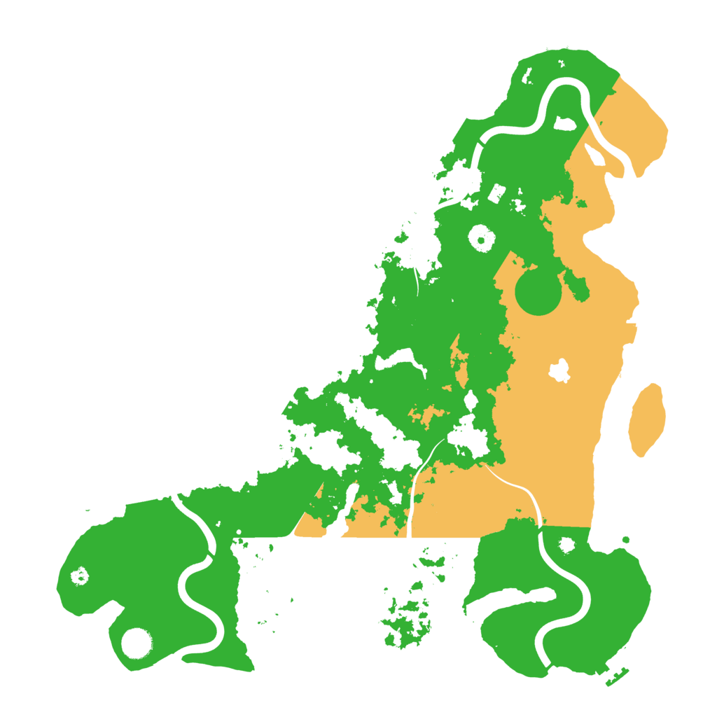 Biome Rust Map: Procedural Map, Size: 4096, Seed: 137756766