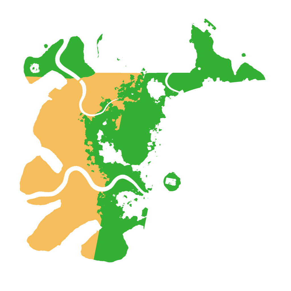 Biome Rust Map: Procedural Map, Size: 3000, Seed: 2122669559