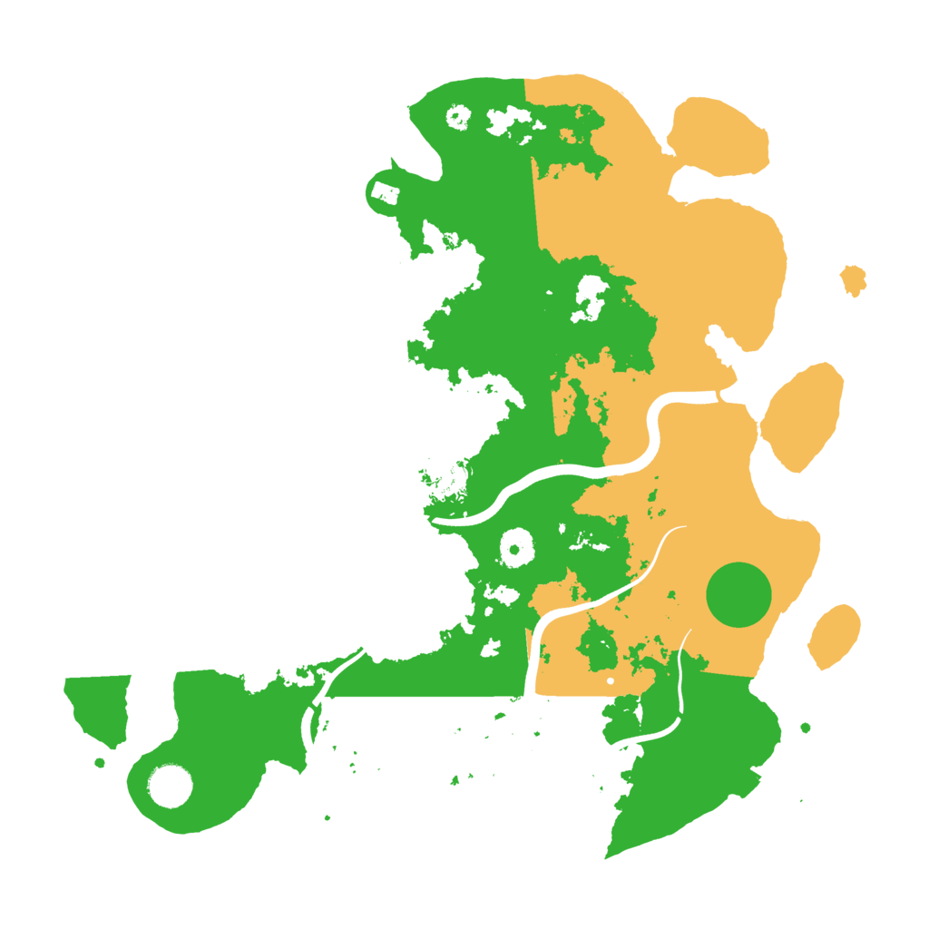 Biome Rust Map: Procedural Map, Size: 3750, Seed: 1854306620