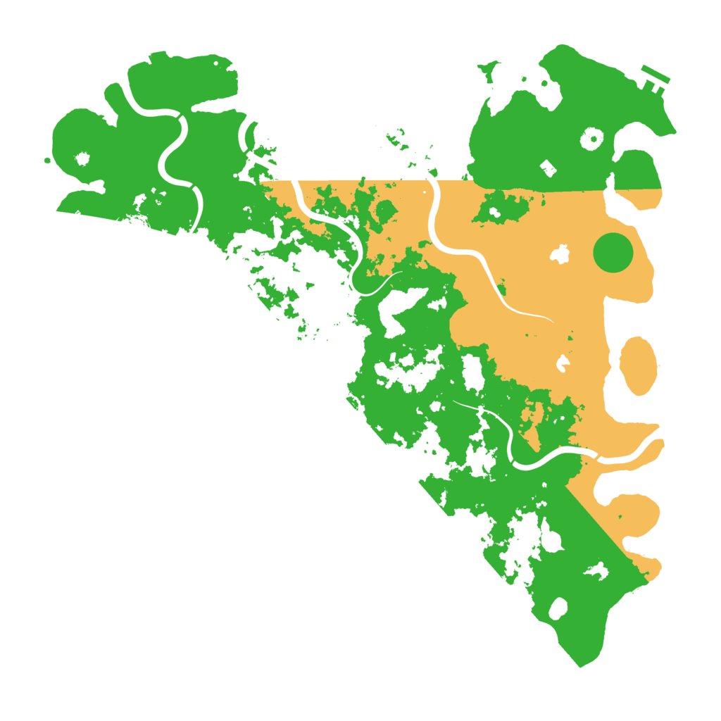 Biome Rust Map: Procedural Map, Size: 4750, Seed: 725778499