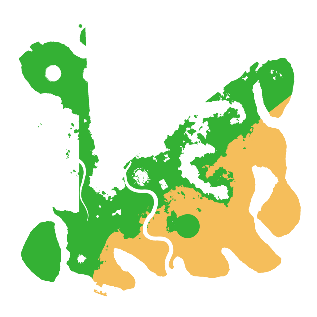 Biome Rust Map: Procedural Map, Size: 3500, Seed: 1634025743