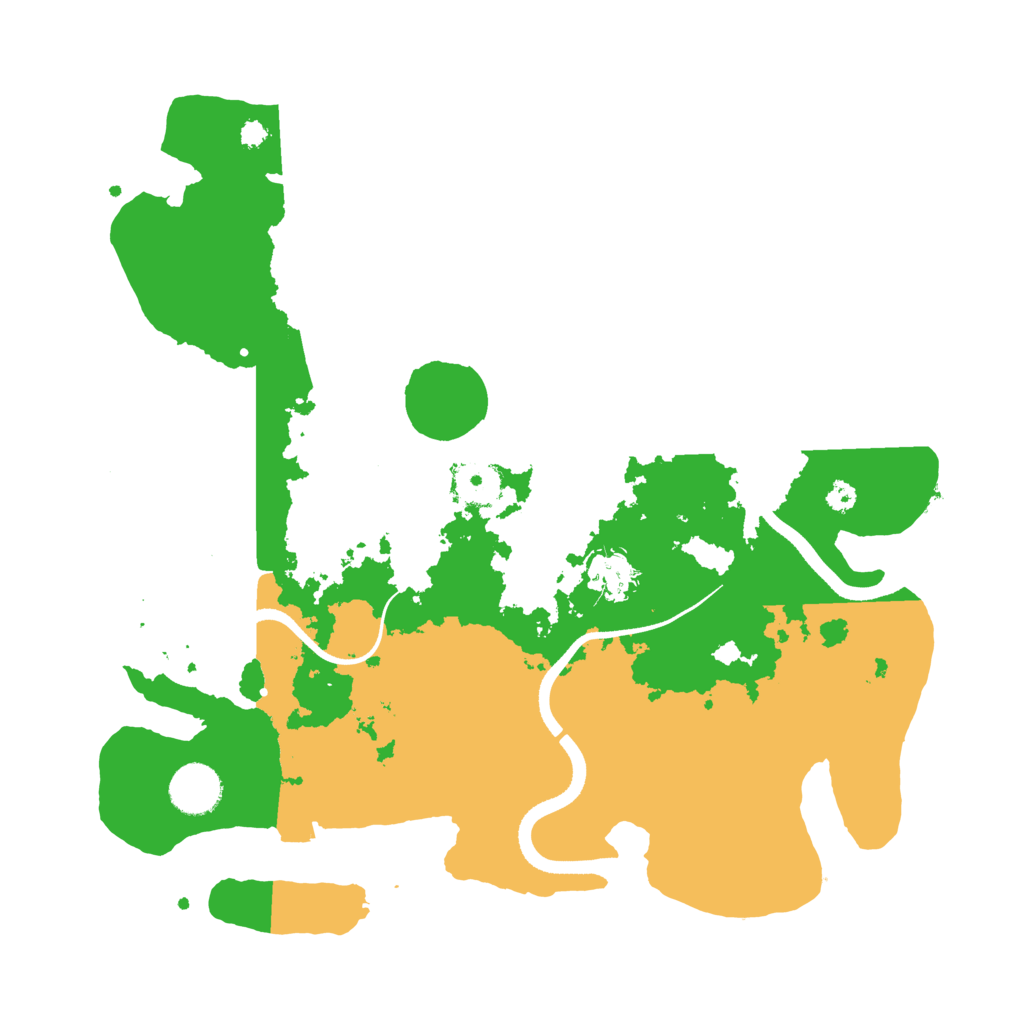Biome Rust Map: Procedural Map, Size: 3500, Seed: 2008204787