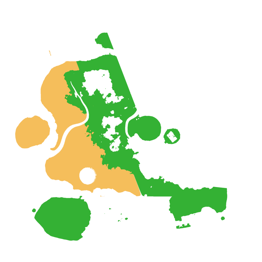 Biome Rust Map: Procedural Map, Size: 2800, Seed: 954220663