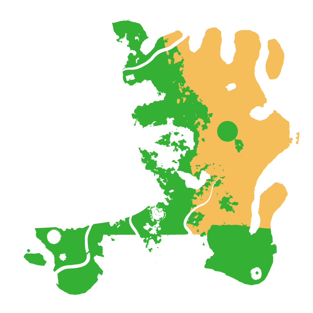 Biome Rust Map: Procedural Map, Size: 4000, Seed: 581594915