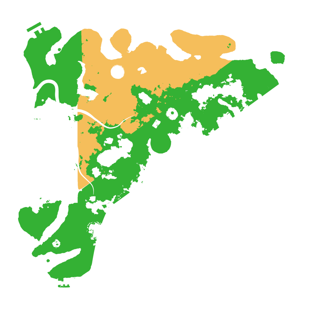 Biome Rust Map: Procedural Map, Size: 4000, Seed: 122780