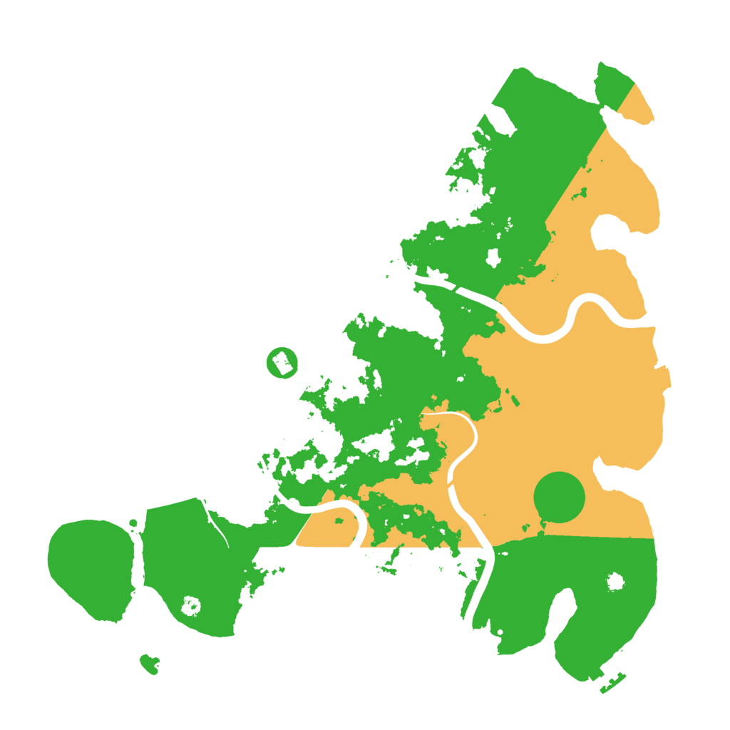 Biome Rust Map: Procedural Map, Size: 3750, Seed: 823361251