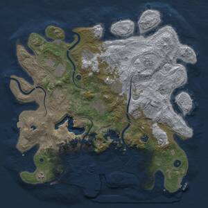 Thumbnail Rust Map: Procedural Map, Size: 4250, Seed: 79596920, 16 Monuments