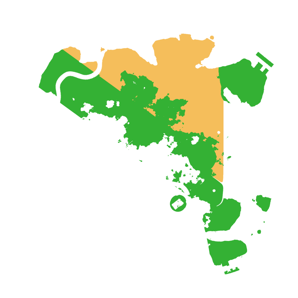 Biome Rust Map: Procedural Map, Size: 3000, Seed: 2479723