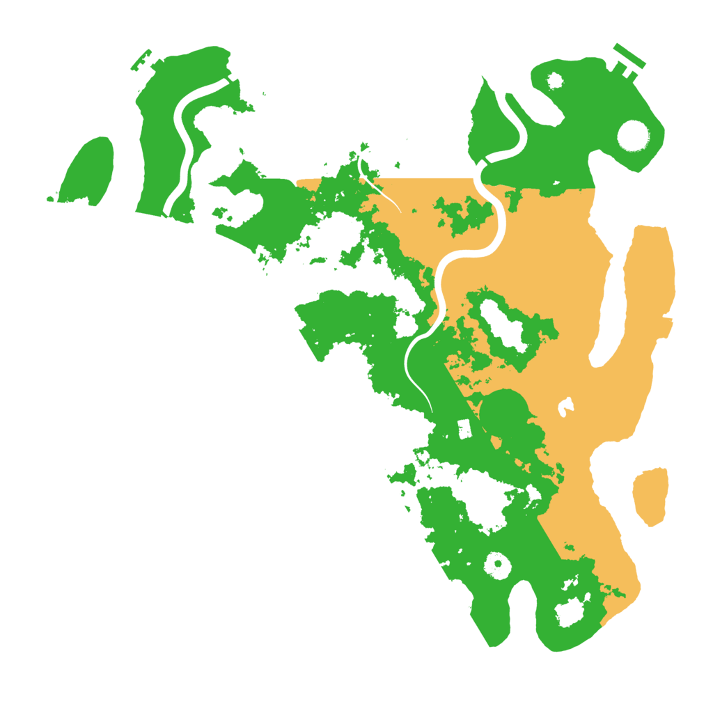 Biome Rust Map: Procedural Map, Size: 4000, Seed: 43294097
