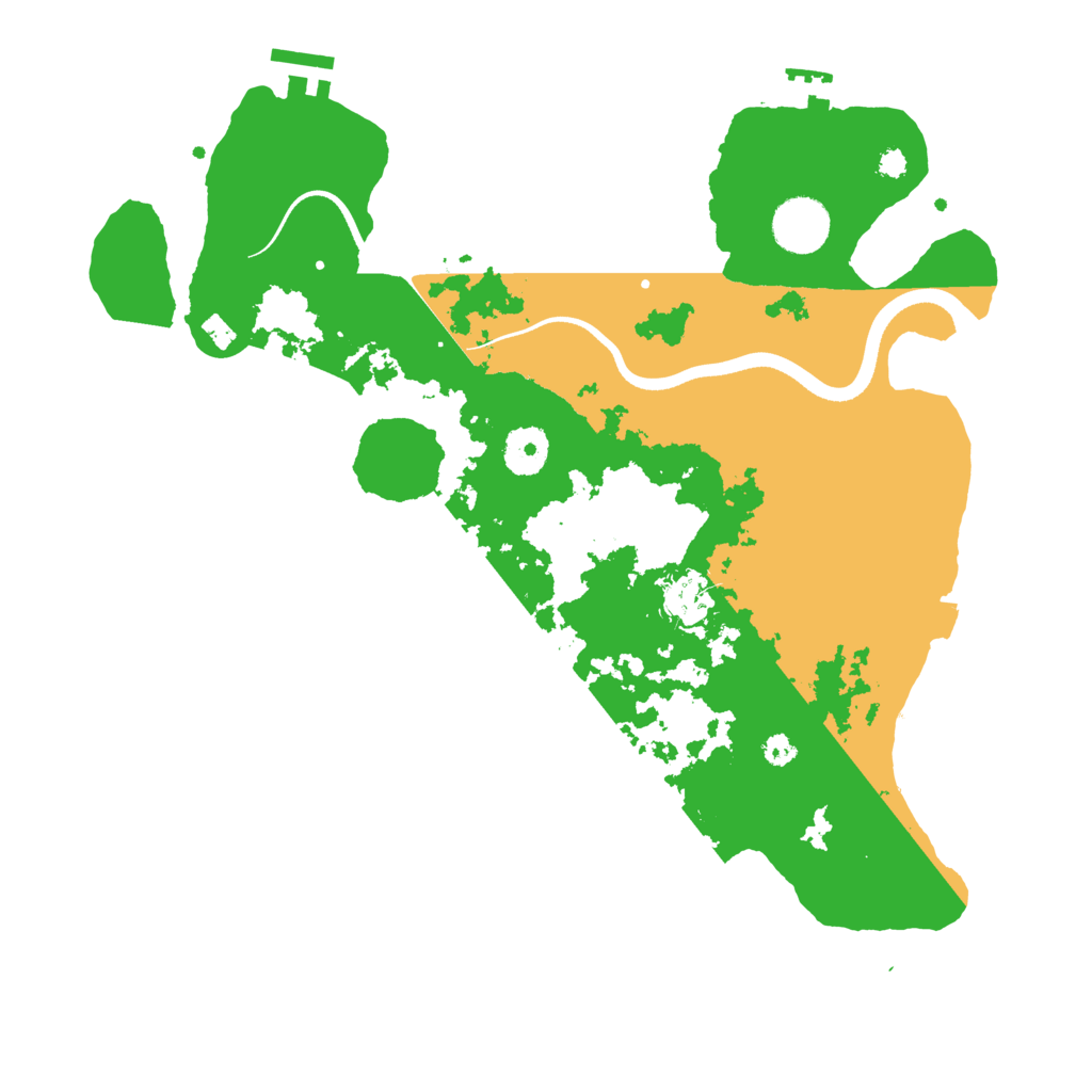 Biome Rust Map: Procedural Map, Size: 3500, Seed: 105603365