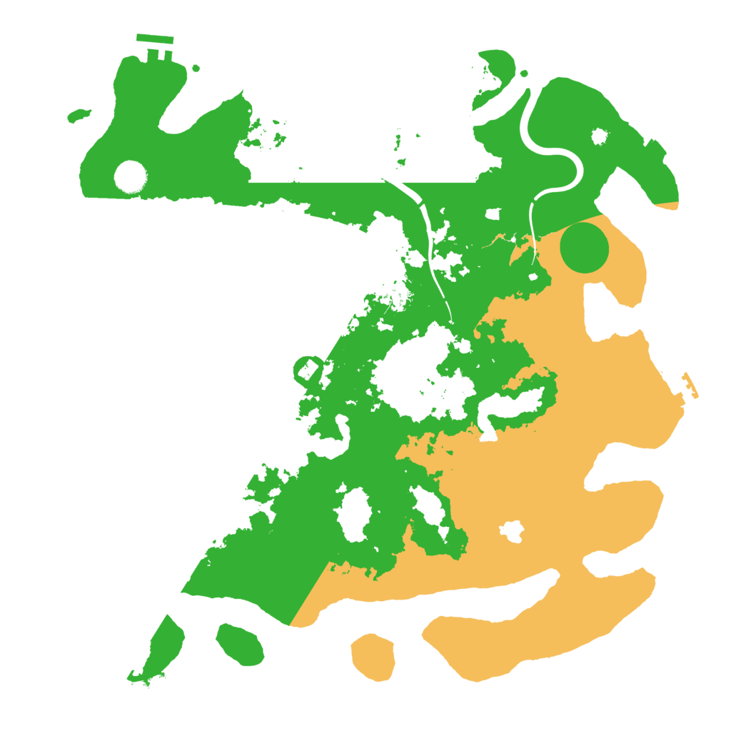 Biome Rust Map: Procedural Map, Size: 4000, Seed: 2033203829