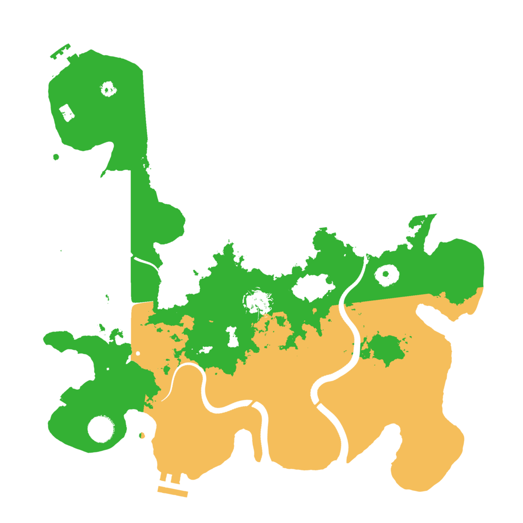 Biome Rust Map: Procedural Map, Size: 3500, Seed: 147324956